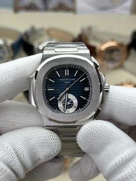 3K厂V3升级版薄薄薄！真功能，真小秒！百达翡丽鹦鹉螺5980多功能计时腕表【表壳】腕表尺寸40.5毫米，厚度为全网最薄仅13.5毫米，同正品一致的枕型表壳采用正面拉丝❕❕❕