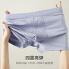 【3条装】10A抑菌莱赛尔柔棉平角内裤男无痕加大码舒适按摩裆6671高柔男士内裤 商品缩略图2