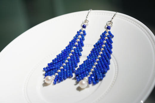 青金&珍珠｜凤凰羽毛（订制3天发货） 商品图4