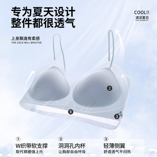 【爆款疯抢🔥69.9买一送一】花姿彤内衣界天花板✨7A抑菌+洞洞透气💨轻薄不闷热，薰衣草精华亲肤内衣💜夏日必备！ 商品图3
