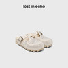lost in echo2025春夏新款仿麂皮手工烫钻玛丽珍勃肯拖鞋一脚蹬女 商品缩略图0