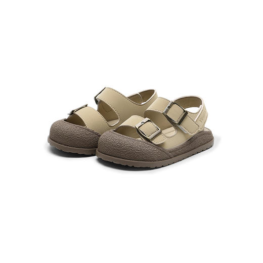 英氏童鞋儿童凉鞋男童夏季新款透气宝宝软底防滑女宝宝鞋子魔术贴 商品图4