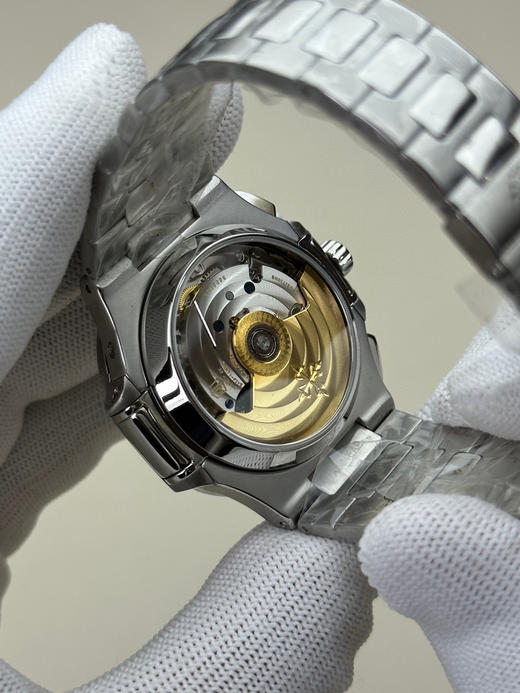 3K厂V3升级版薄薄薄！真功能，真小秒！百达翡丽鹦鹉螺5980多功能计时腕表【表壳】腕表尺寸40.5毫米，厚度为全网最薄仅13.5毫米，同正品一致的枕型表壳采用正面拉丝❕❕ 商品图7