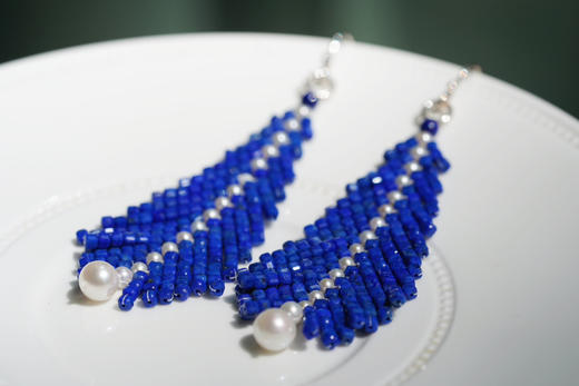 青金&珍珠｜凤凰羽毛（订制3天发货） 商品图5