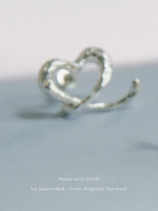 LS｜Hand with heart Earrings 手心耳环 [ 金 / 银 ]【Love·Atypical Symbols】 商品图1