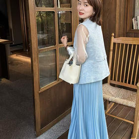 【不换不退】良木礼醋酸百褶半裙（W782）