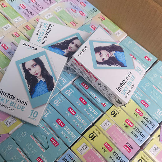 mini蓝边3寸相纸1盒10张，多盒便宜，日期新鲜，现货速发，富士所有mini系列相机通用 商品图5