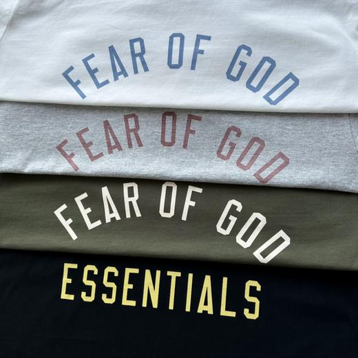 点此购买 FOG夏季男女款第九季主线字母印花重磅高街纯棉短袖T恤 md 317039 商品图10