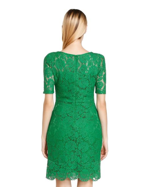 50365520596004138  歌中歌Song of Song 简约蕾丝短袖连衣裙 商品图1