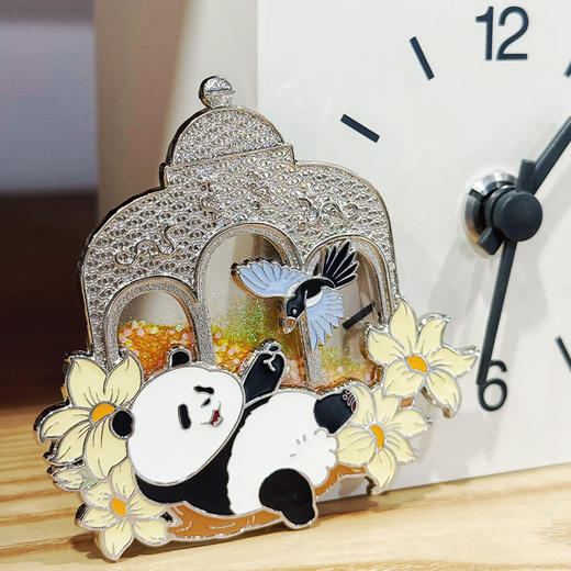 “喜上萌梢”流沙冰箱贴 商品图3