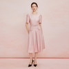 QF838斯尔丽2025新款配色腰带修身放摆气质高雅宴会小礼服年轻款连衣裙 商品缩略图3