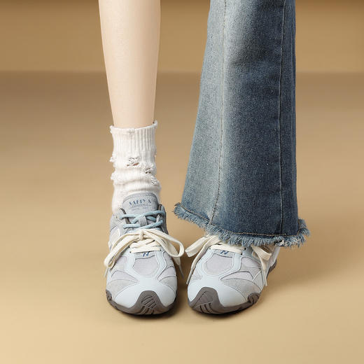 品质好货|双色细带百搭内增高时尚休闲德训鞋SFD1112847 商品图7