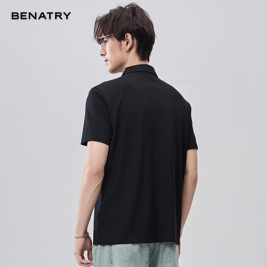 贝纳川夏季字母刺绣短袖POLO ECF214002 商品图11