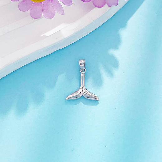 【限时8.8折】【线上铂金馆】PT950 【国际铂金协会】铂金实心余生有你美人鱼尾吊坠(ACPTDZ00035)预售产品下单后不退款不退货不换货不补差价) 商品图2