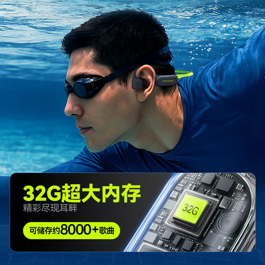 兰士顿 跑步游泳双用 AirSwim Neo 开放式骨传导运动耳机 跑步 游泳 商品图10