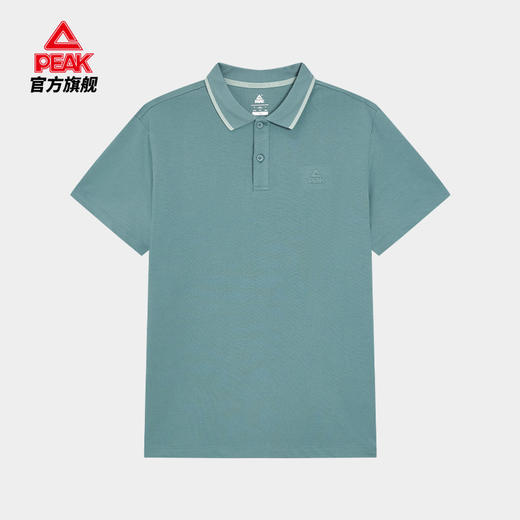 匹克2025年新款轻运动系列男款翻领短袖T恤F6252047 商品图0