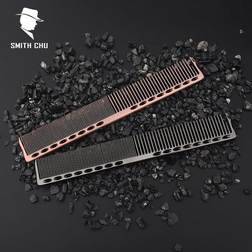 太空铝梳子发型师剪发梳超薄男士理发梳子美长发平双头女 商品图7