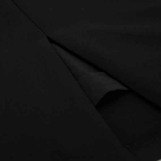 QF846斯尔丽25新款法式浪漫圆领撞色滚边显肩窄高级白领气质款连衣裙 商品图7