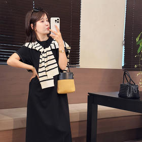 【预售7天】良木礼披肩连衣裙（7411）