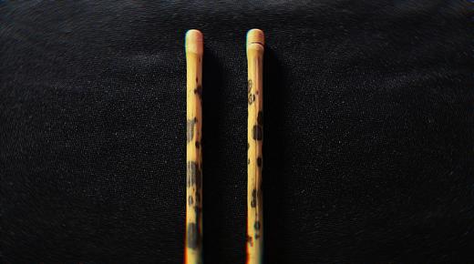 鼓风专业订制级黑湘妃竹 板鼓槌 商品图1