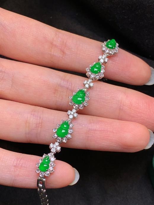 葫芦翡翠手链 商品图1