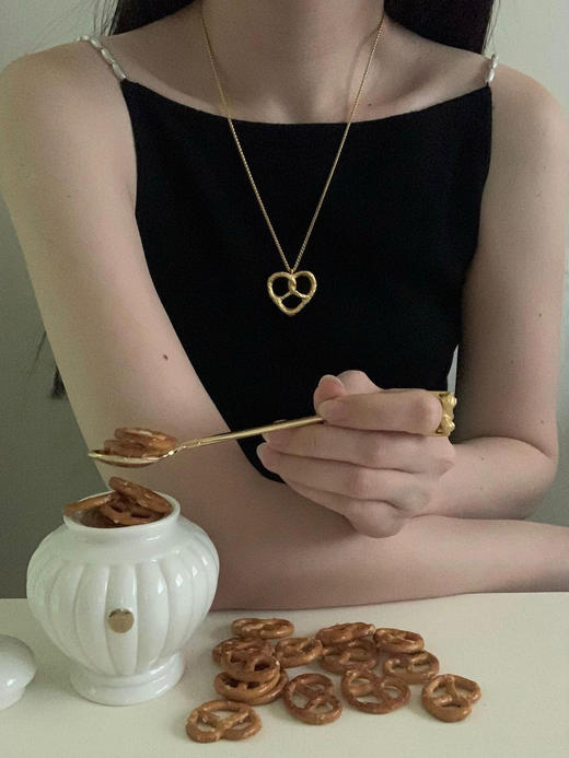 LS｜Pretzel Necklace 蝴蝶饼项链 [ 金 / 银 ] 【Celestial】 商品图6