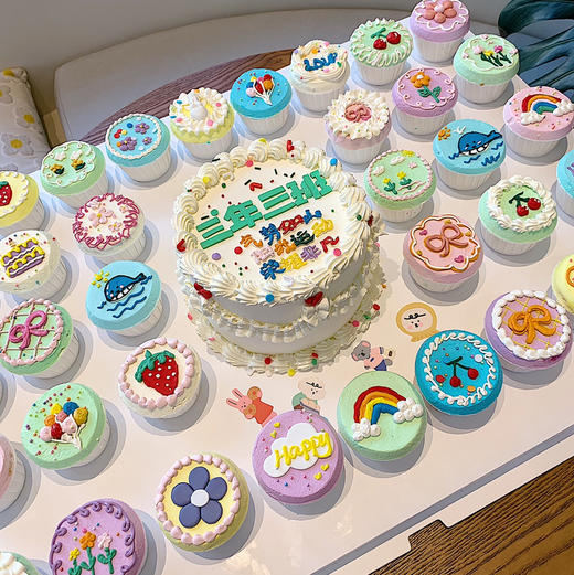 学校定制蛋糕（36个纸杯蛋糕） 商品图4