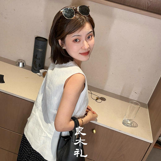 【现货】良木礼夏季亚麻马甲（043538） 商品图2