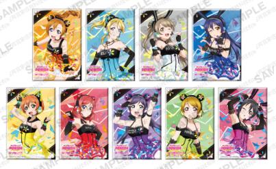 LoveLive! 学园偶像祭 赛博风 方形吧唧 徽章 9包/盒 谷子 商品图0