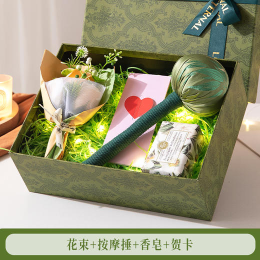 【复古森系限定礼盒】母亲节礼物送妈妈实用古法养生按摩捶礼盒公司团购伴手礼生日礼品。ry 商品图6