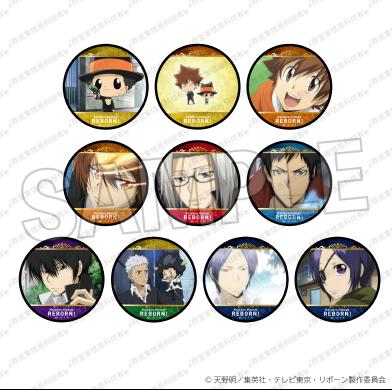 家庭教師 REBORN 彭格列家族 徽章 吧唧 10包/盒 谷子 商品图0