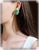 玻璃种阳艳绿蛋面耳钉【5101102】具体价格微信咨询 商品缩略图4