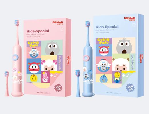 舒客 宝贝儿童智护声波电动牙刷F2-（男孩/女孩款）  新老包装随机发 商品图0