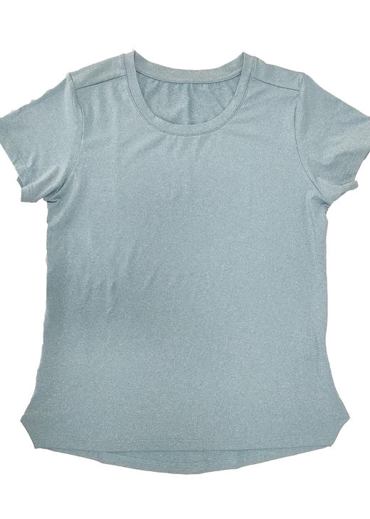 Y031女式干爽透气吸湿排汗防晒运动女式短袖T恤 商品图2