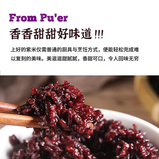 【普洱紫米】普洱紫米不染色头道紫米碎米少紫米露1kg 商品图4