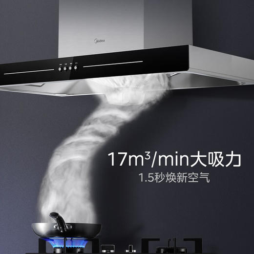 IBF艾博菲美的_Midea_CXW-220-TJD2油烟机_17m?大吸力_欧式_家用抽油烟机【K】 商品图0
