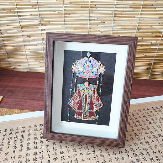 【凤冠霞帔全身版】金属冰箱贴国潮原创古风立体浮雕工艺设计 商品图7