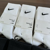 新款正品纯棉耐克四季薄款长款运动袜，手工缝头。越南产
尺码S M L
特价💰79两卡六双包邮 商品缩略图1