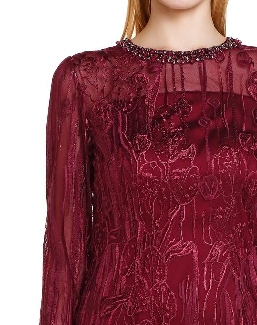 50365650556001538  歌中歌Song of Song  刺绣斯文长袖连衣裙 商品图3