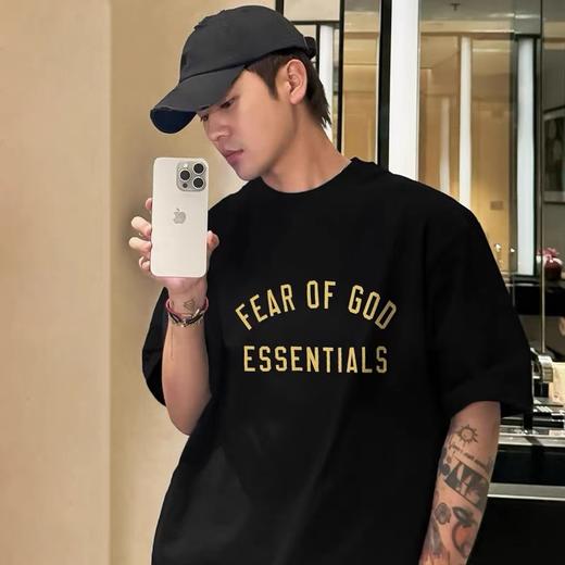 点此购买 FOG夏季男女款第九季主线字母印花重磅高街纯棉短袖T恤 md 317039 商品图2