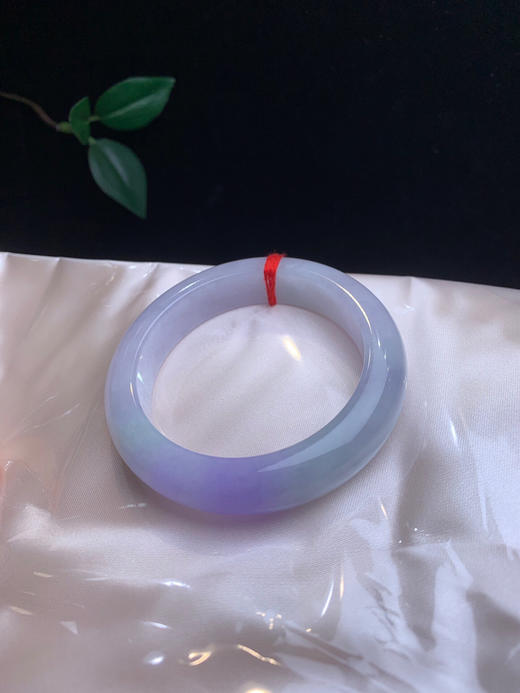 612799，50.5 紫罗兰手镯，一截粉紫底，整体干净清爽 商品图4