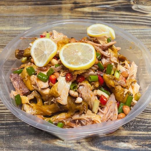 【招牌自制】凉拌手撕鸡（500±20g）带配菜 商品图0