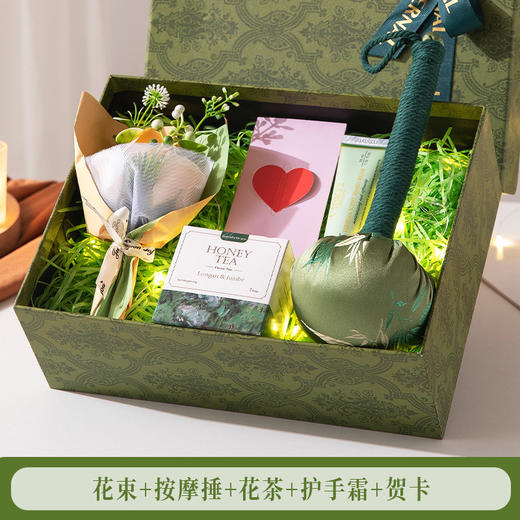 【复古森系限定礼盒】母亲节礼物送妈妈实用古法养生按摩捶礼盒公司团购伴手礼生日礼品。ry 商品图11