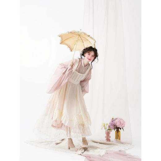 裁缝学苑AS470汉服女夏季改良汉元素开衫背带裙半身裙套装纸样女装样板 商品图3