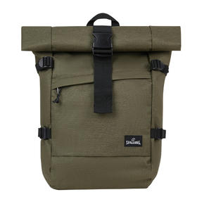 Spalding/斯伯丁时尚卷边大容量防泼水双肩包251U10TL21