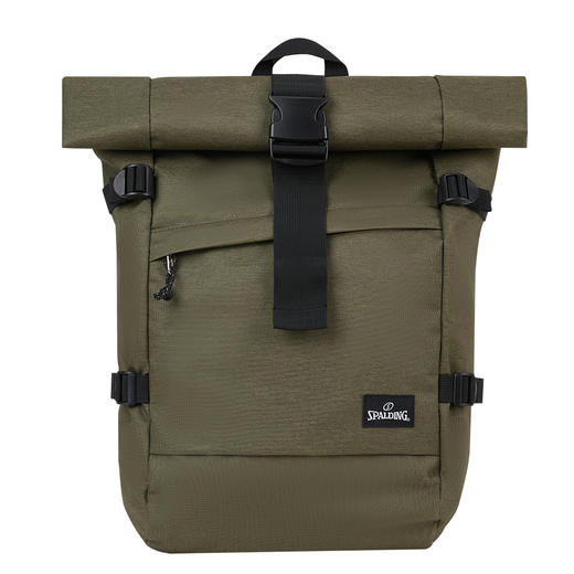 Spalding/斯伯丁时尚卷边大容量防泼水双肩包251U10TL21 商品图0