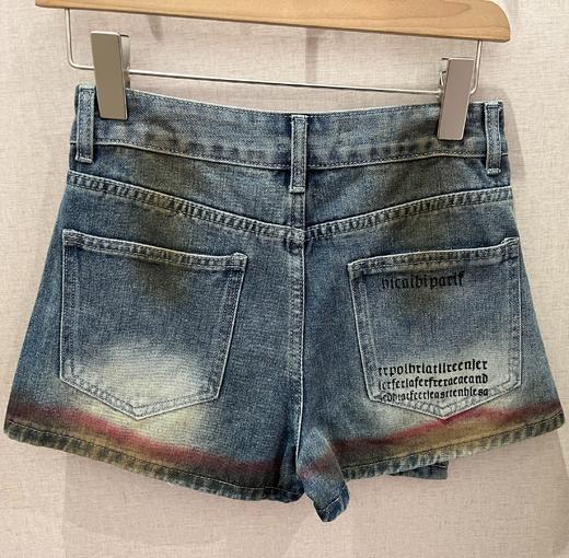 ZC配腰带做旧撞色牛仔裤裙50417 夏季 950972330091 商品图1