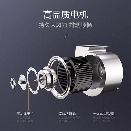IBF艾博菲美的_Midea_CXW-220-TJD2油烟机_17m?大吸力_欧式_家用抽油烟机【K】 商品图3