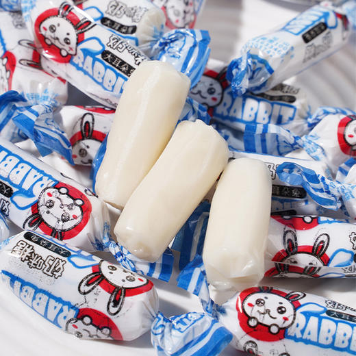 【奶香浓郁❗大耳朵兔奶糖】甄选品质原料制作，儿时回忆怀旧零食糖果，奶香四溢回味无穷，生日情人圣诞万圣节年货儿童糖果，礼物零食牛轧糖L 商品图3