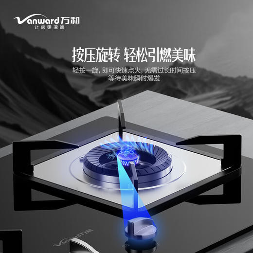 IBF艾博菲万和JZT-B8L03Q-12T(天然气)_燃气灶台式灶_4.5Kw大火力_聚能_台嵌两用【K】 商品图2